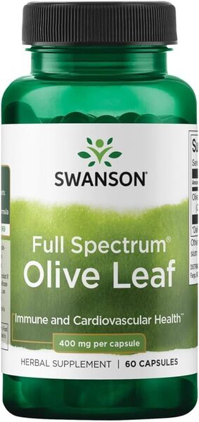 Full Spectrum Olive Leaf - 400mg - 60 caps