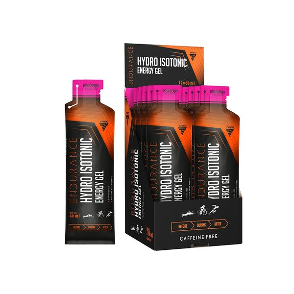 Endurance Hydro Isotonic Energy Gel - Raspberry - 12 x 60 ml.