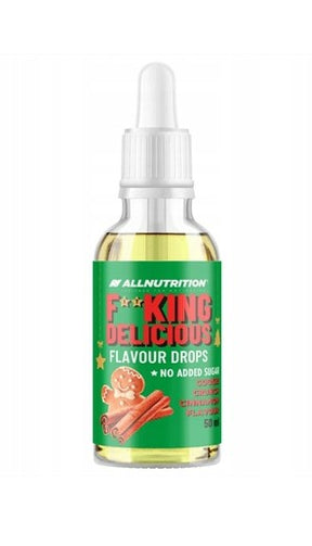 Fitking Delicious Flavour Drops, Cookie Crunch Cinnamon - 50 ml.