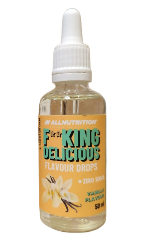 Fitking Delicious Flavour Drops - Vanilla - 50 ml.