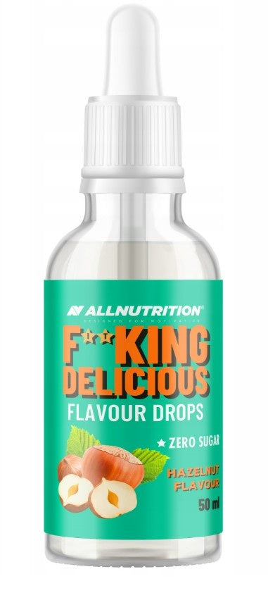 Fitking Delicious Flavour Drops - Hazelnut - 50 ml.