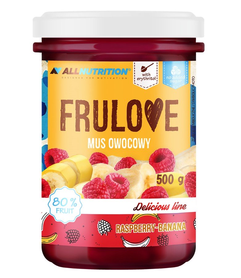 Frulove Mousse - Raspberry-Banana - 500g