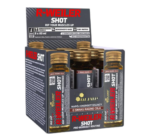 R-Weiler Shot - Raging Cola  - 9 x 60 ml.