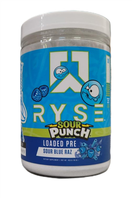 Loaded Pre - Sour Punch Blue Raz  - 453g
