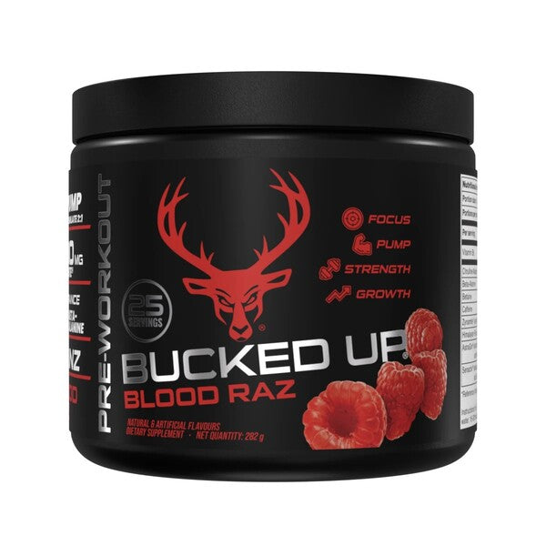 Bucked Up Pre-Workout - Blood Raz - 282g
