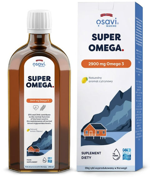 Super Omega - 2900mg Omega 3 (Lemon) - 250 ml.