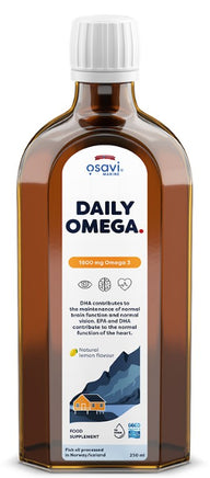 1600mg Omega 3 (Natural Lemon) - 250 ml.
