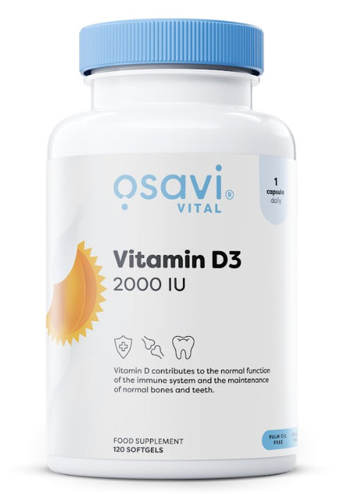 Vitamin D3 - 2000IU - 120 softgels