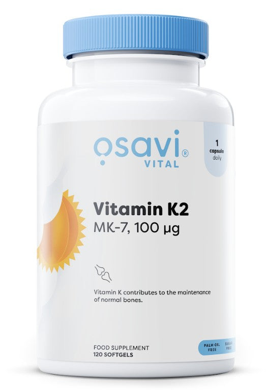 Vitamin K2 MK-7 - 100mcg - 120 softgels