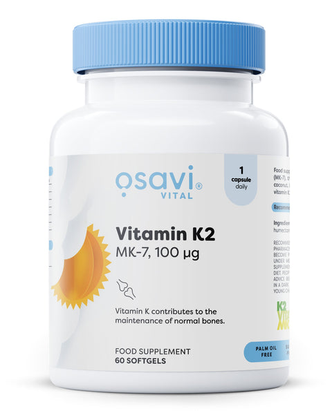 Vitamin K2 MK-7 - 100mcg - 60 softgels