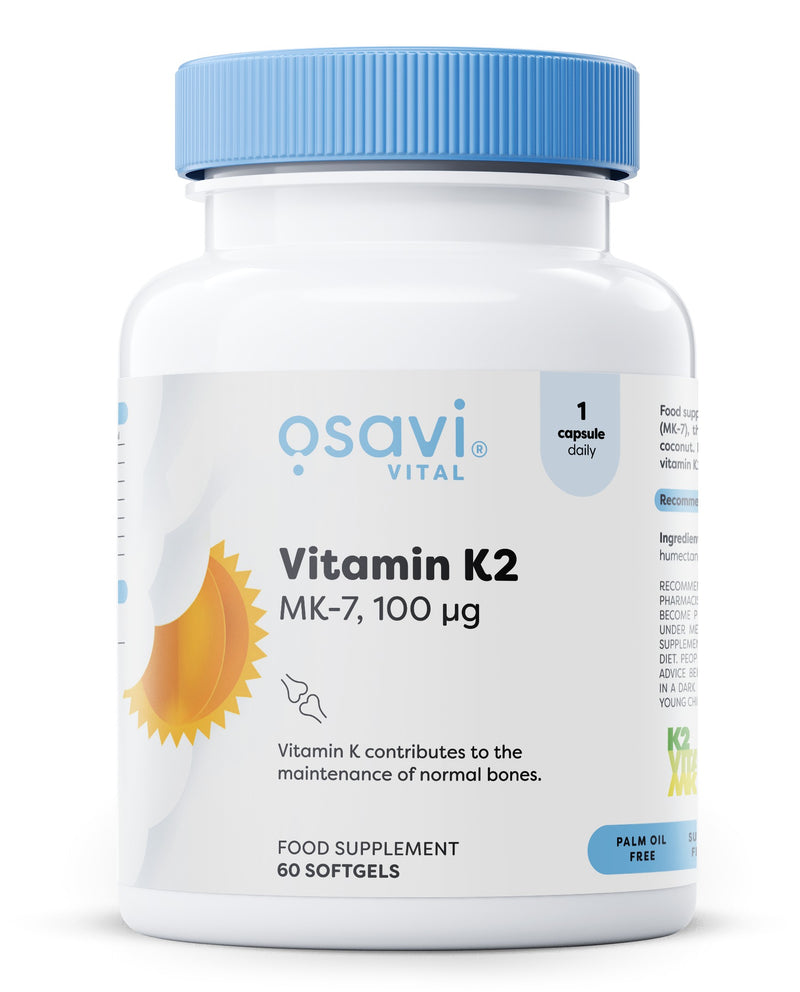 Vitamin K2 MK-7 - 100mcg - 60 softgels