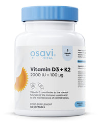 2000IU + 100mcg - 60 softgels