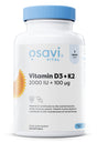 Vitamin D3 + K2, 2000IU + 100mcg - 120 softgels