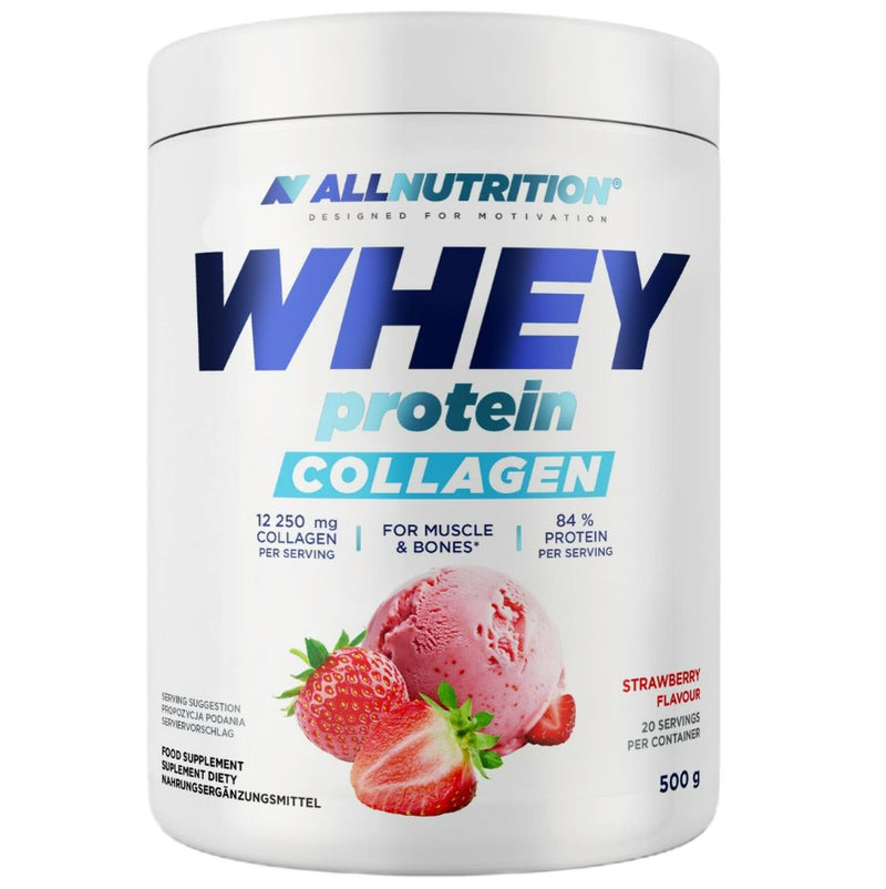 Whey Protein Collagen - Strawberry - 500g