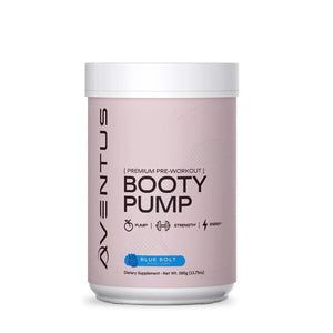 Booty Pump - Premium Pre-Workout, Blue Bolt - 390g