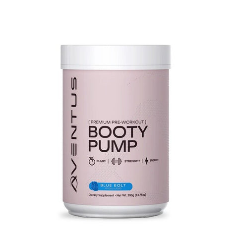 Booty Pump - Premium Pre-Workout - Blue Bolt - 390g