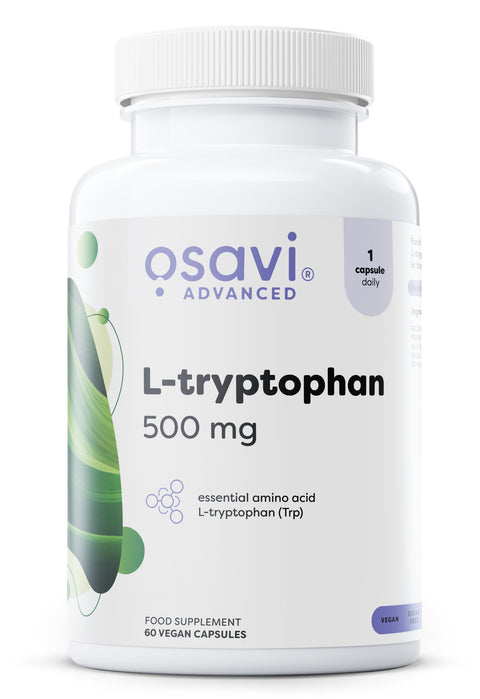 L-tryptophan - 500mg - 60 vegan caps