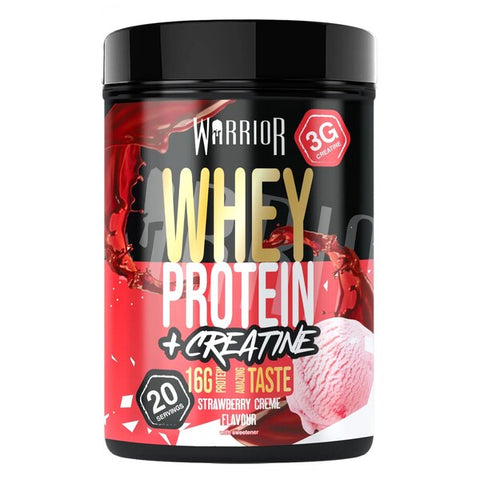 Whey Protein + Creatine - Strawberry Creme - 500g