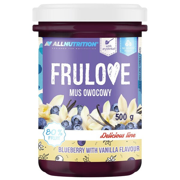 Frulove Mousse - Blueberry with Vanilla - 500g