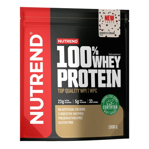 100% Whey Protein - Cookies & Cream - 1000g