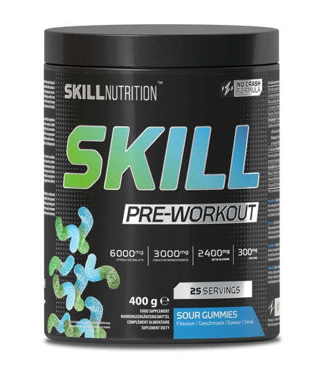 Skill Pre-Workout - Sour Gummies - 400g