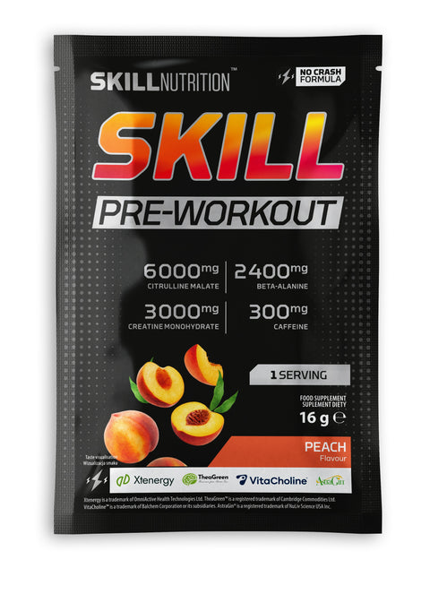 Skill Pre-Workout - Peach - 16g (1 serving)