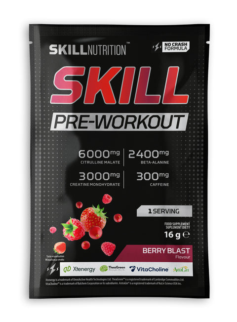 Skill Pre-Workout - Berry Blast - 16g (1 serving)