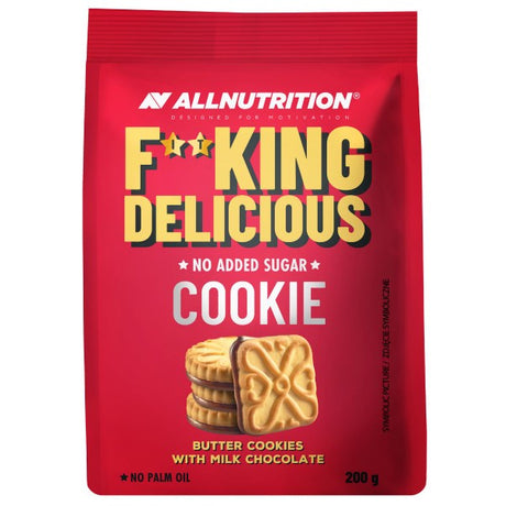 Fitking Delicious Cookie, Butter Cookies with Milk Chocolate - 200g