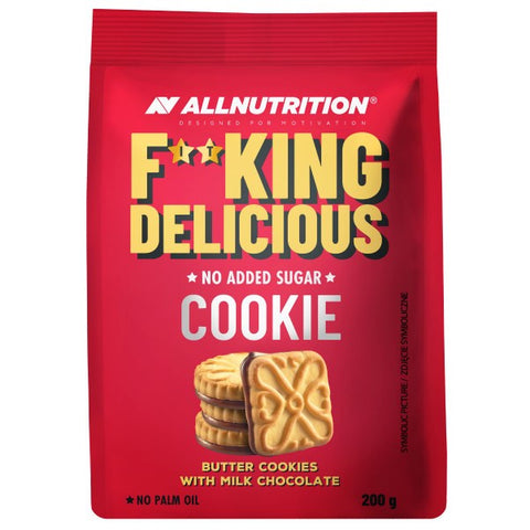 Fitking Delicious Cookie - Butter Cookies with Milk Chocolate - 200g