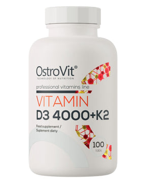 Vitamin D3 4000 + K2 - 100 tablets