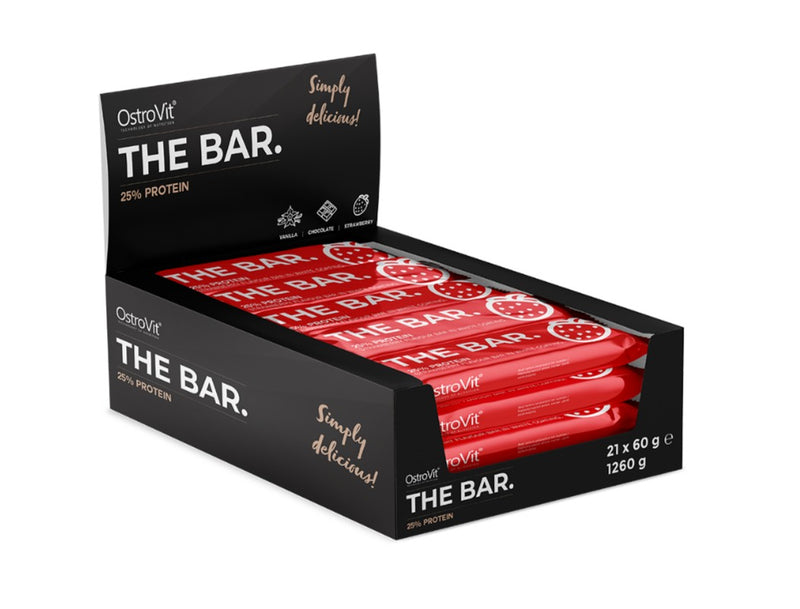 The Bar 25% Protein - Strawberry - 21 x 60g