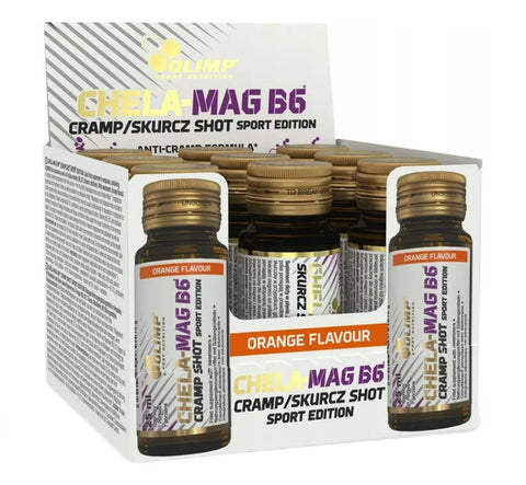 Chela-Mag B6 Cramp Shot - Orange - 9 x 25 ml.