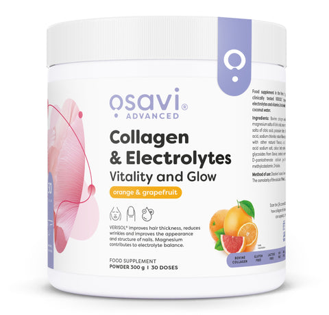 Collagen Electrolytes Vitality and Glow - Orange & Grapefruit - 300g