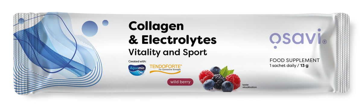 Collagen Electrolytes Vitality and Sport - Wild Berry - 13g (1 serving)