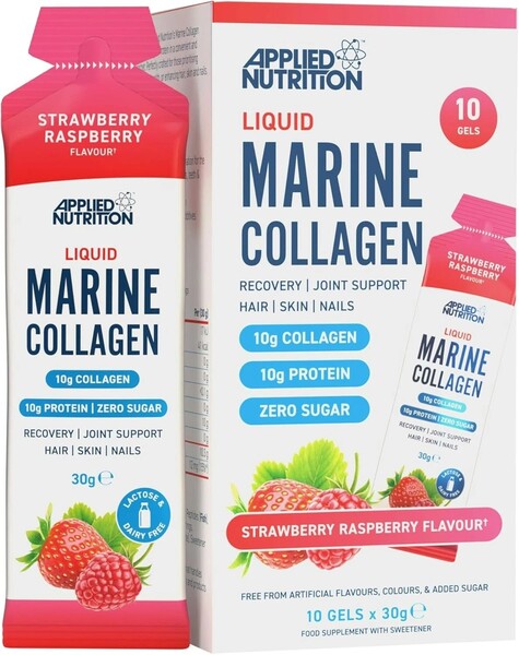 Liquid Marine Collagen - Strawberry Raspberry - 10 x 30g