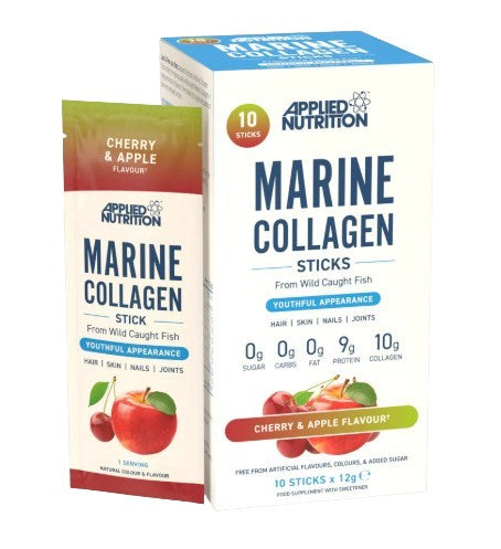Marine Collagen Sticks - Cherry & Apple - 10 x 12g