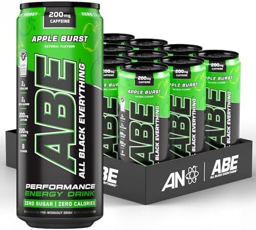 ABE Energy + Performance Cans - Apple Burst - 12 x 330 ml.