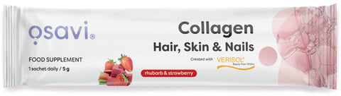 Collagen Peptides (Hair Skin & Nails) - Rhubarb & Strawberry - 5g (1 serving)