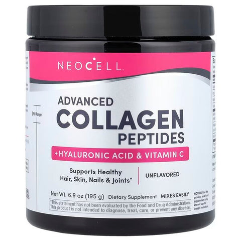 Advanced Collagen Peptides with Vitamin C & Hyaluronic Acid - 195g