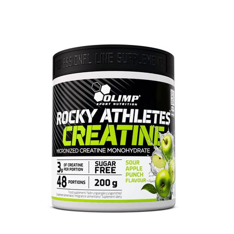 Rocky Athletes Creatine - Sour Apple Punch - 200g