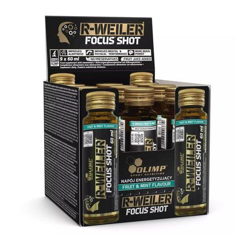 R-Weiler Focus Shot - Fruit & Mint - 9 x 60 ml.