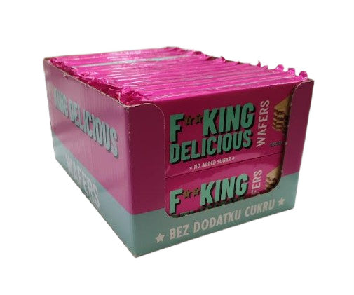 Fitking Delicious Wafers - Cocoa - 32 x 80g