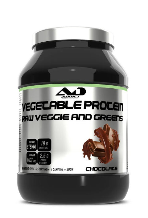 Vegetable Protein Raw Veggie and Greens - Chocolate - 750g
