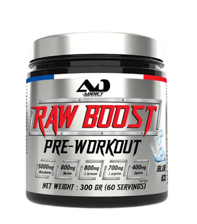 Raw Boost Pre-Workout, Blue Ice - 300g