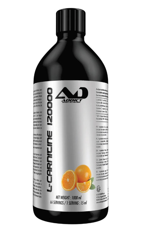 L-Carnitine 120000 - Tropical Orange - 1000 ml.