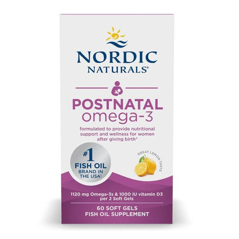Postnatal Omega-3 - 1120mg Lemon - 60 softgels