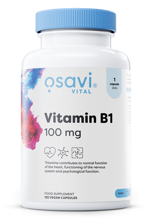 Vitamin B1 - 100mg - 120 vegan caps