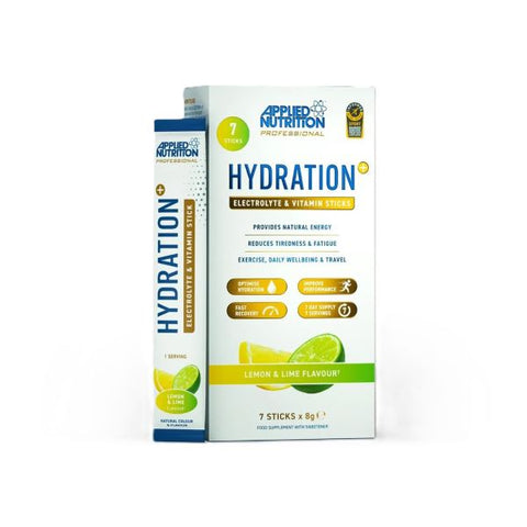 Hydration + Electrolyte & Vitamin Powder Stick Packs - Lemon & Lime - 7 x 8g