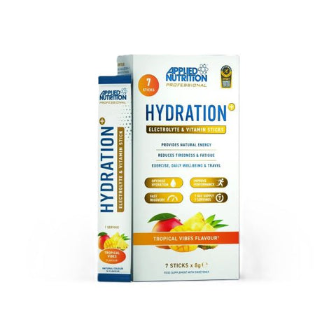 Hydration + Electrolyte & Vitamin Powder Stick Packs - Tropical Vibes - 7 x 8g