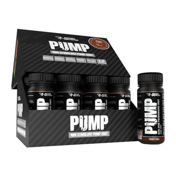 Pump Non-Stim Shot - Crazy Cola - 12 x 60 ml.